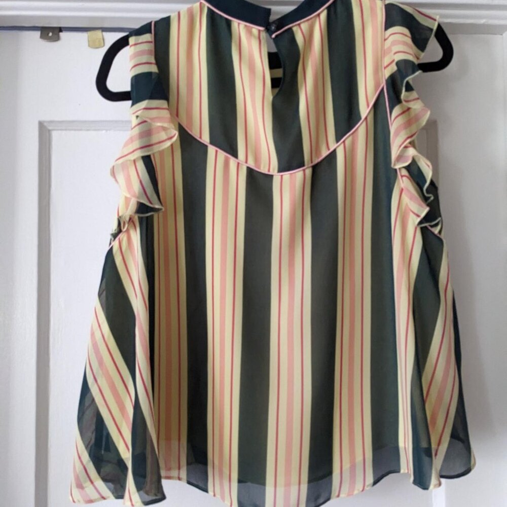 Striped Flowy Top - image 2